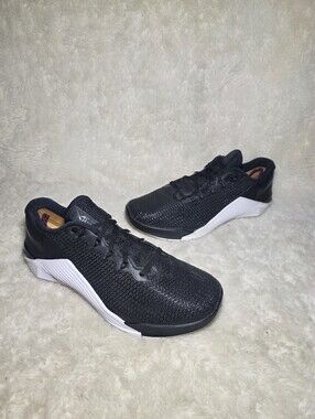 Nike Metcon 5 Women's Cross Training Gym Workout Lifting Shoes Black White 8.5